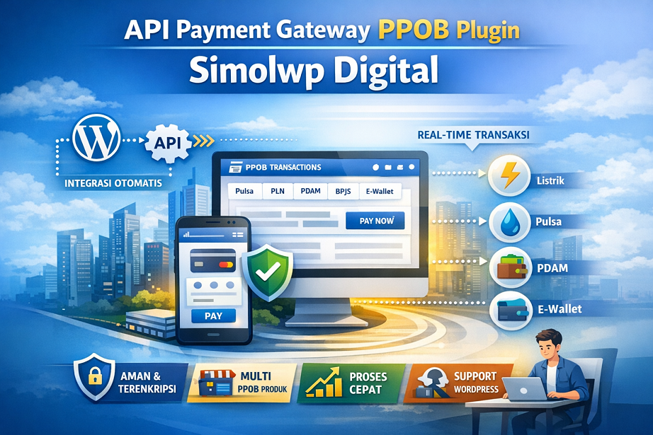 API Payment Gateway PPOB Plugin Simolwp Digital: Solusi Integrasi Pembayaran Online yang Praktis dan Aman