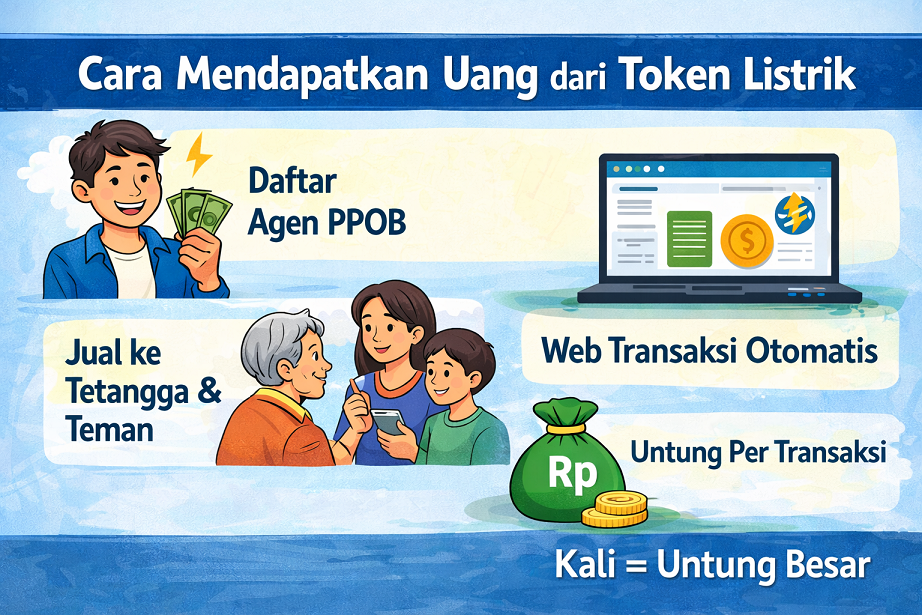 Cara Mendapatkan Uang dari Token Listrik & Membuat Website Token Listrik Berbasis WordPress