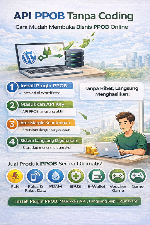 API PPOB Tanpa Coding: Cara Mudah Memulai Bisnis PPOB Online