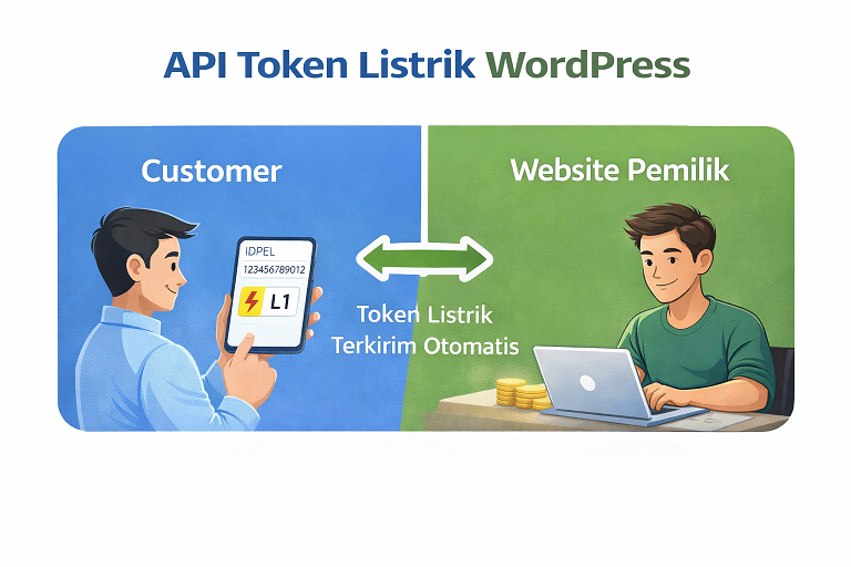 API Token Listrik WordPress: Cara Mudah Menjual Token Listrik Secara Online