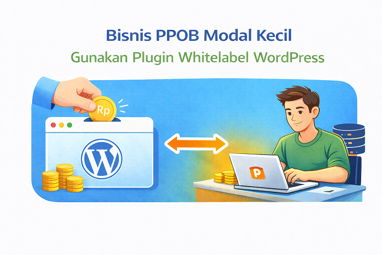 Bisnis PPOB Modal Kecil Gunakan Plugin Whitelabel PPOB WordPress