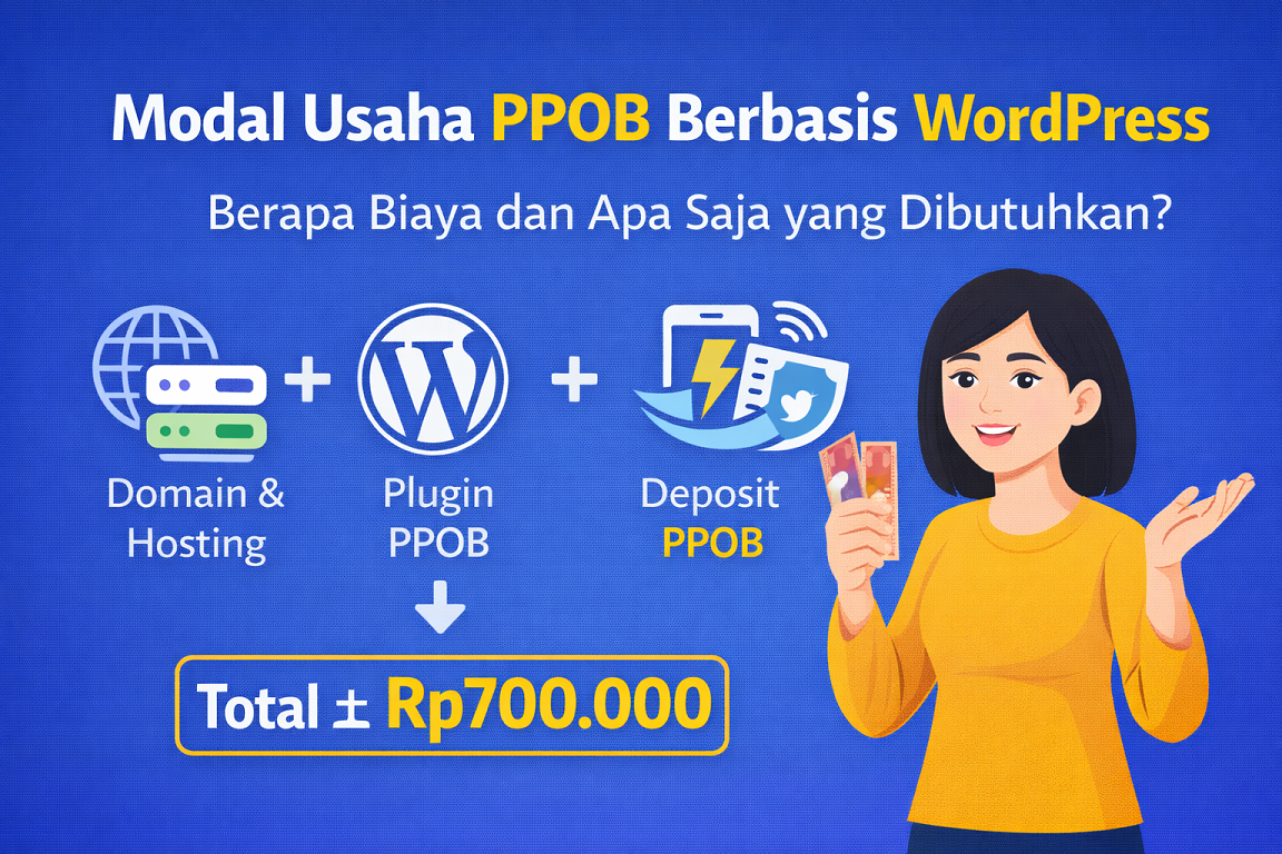 Modal Usaha PPOB Berbasis WordPress: Berapa Biaya dan Apa Saja yang Dibutuhkan?
