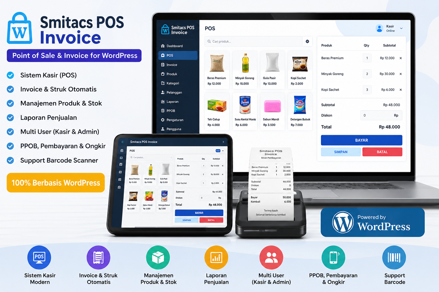 Plugin POS dan PPOB WordPress Terbaik untuk UMKM dan Toko Retail